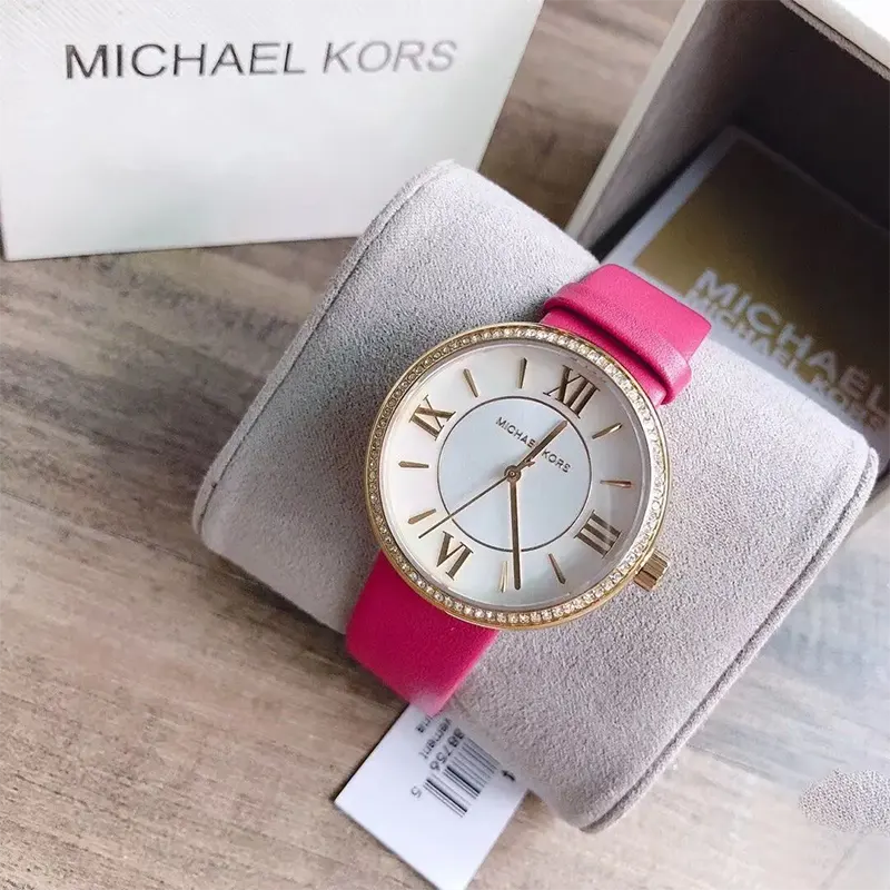 Michael Kors Courtney Pavé Gold-Tone Ladies Watch- MK2684